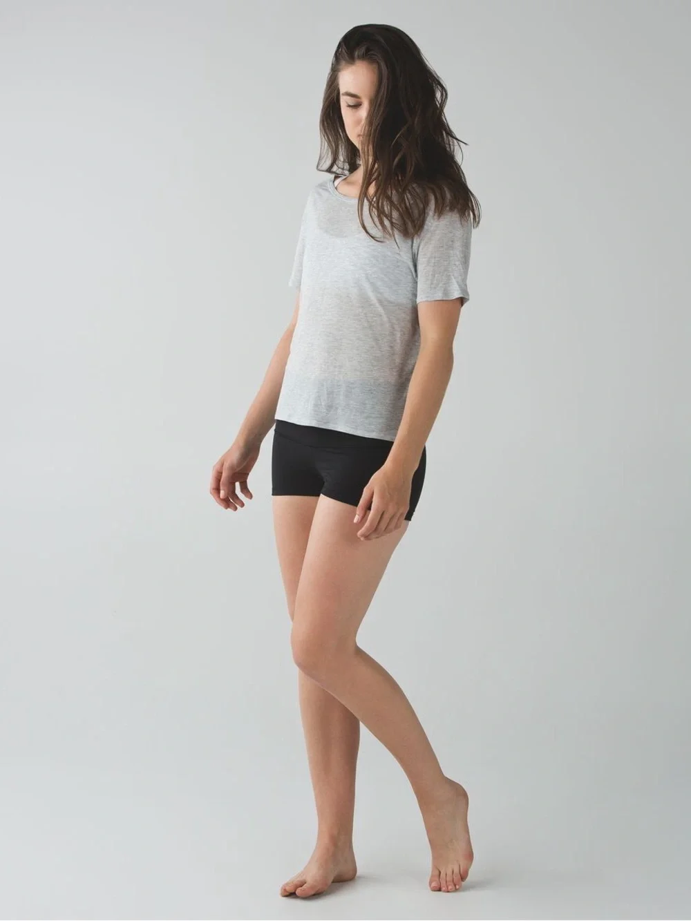 Lululemon| Reversible ‘Boogie Shorts’ Roll Down (Purple Waistband)